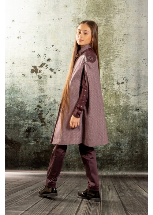 Coat "Cape" purple