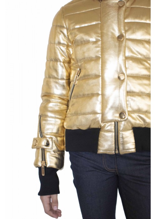 Jacket "Barbie" short gold
