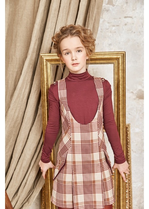 Sundress "Christie" cell burgundy